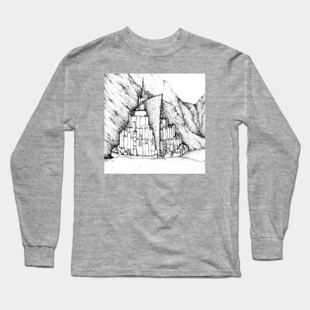 Minas Tirith Long Sleeve T-Shirt by bridgetrolljess